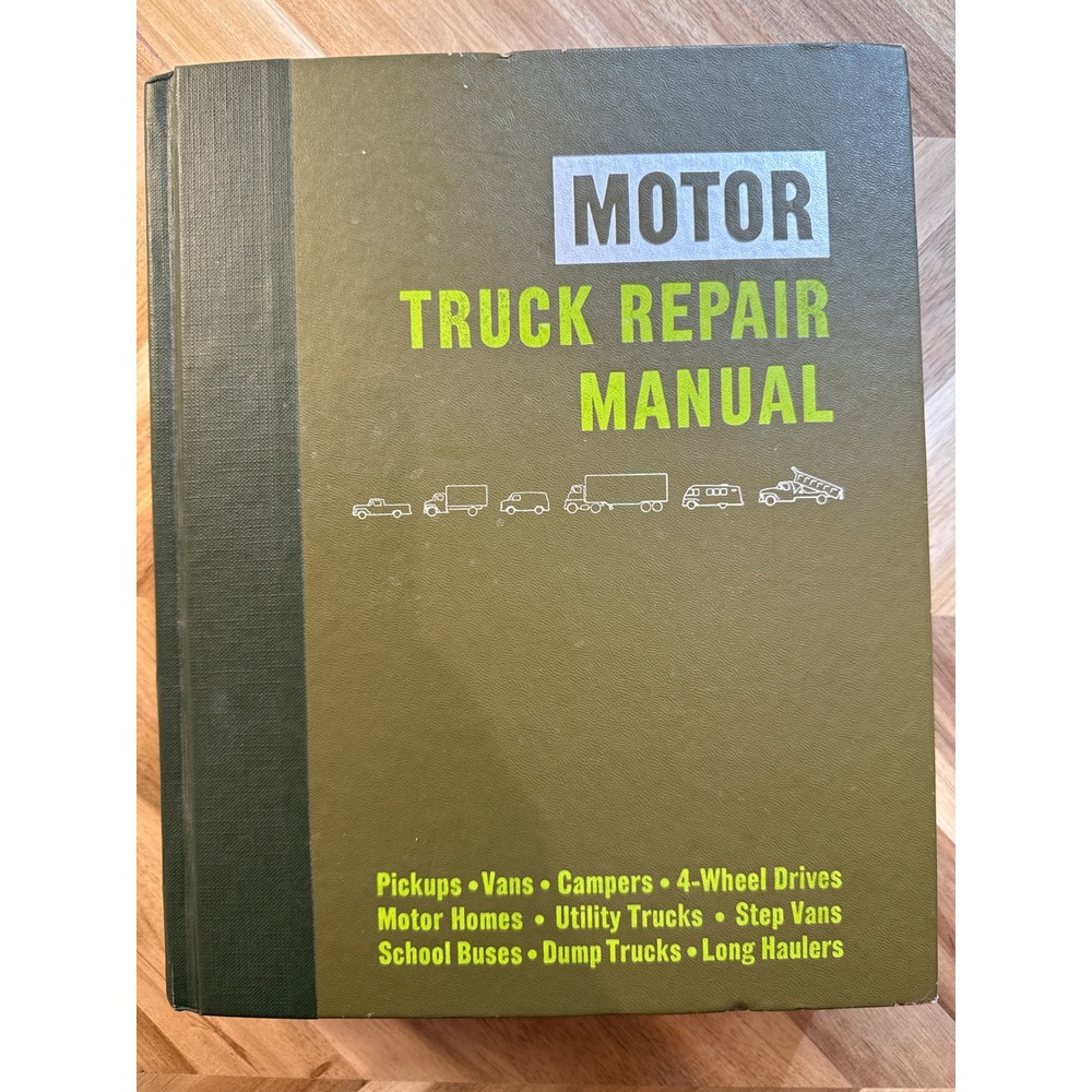 MOTOR TRUCK REPAIR MANUAL 35th Edition 1982 Pickups Vans Camper 4WD Motor Homes